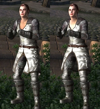 Ceremonial Steel Armor Before - After
