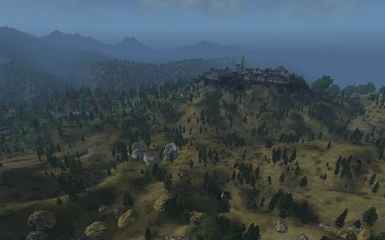 View to Kvatch with new textures