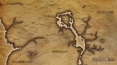 Map of Cyrod 1E 243