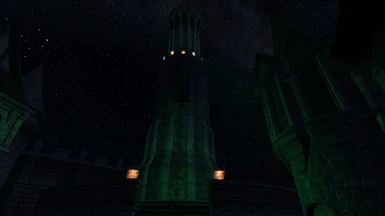 Valadan Counciltower at night