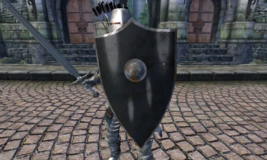 Black Templar Shield wth Boss