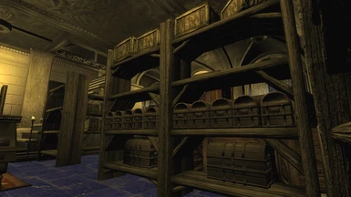 and even more shelves and chests