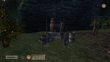 Vineyard Cart Setting