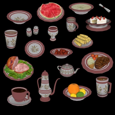 Random Collection of Dishes