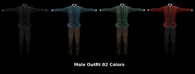 Male Outfit 01 Colors