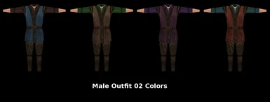 Male Outfit 02 Colors