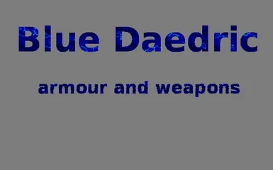 Blue Daedric