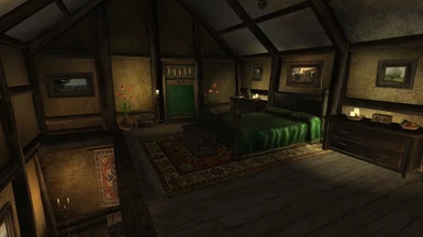 Bedroom with alchemy lab