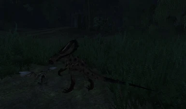 Hyena Wilson with his kill