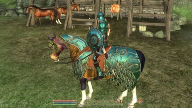 Oblivion horse armor not working