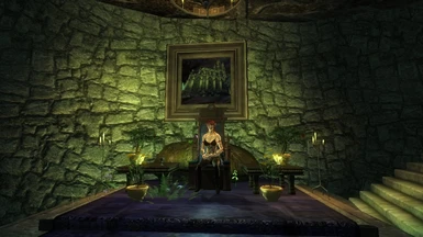 Waterfal viewing throne at Frostcrag