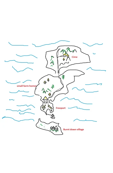 Layout of Bleak Isles