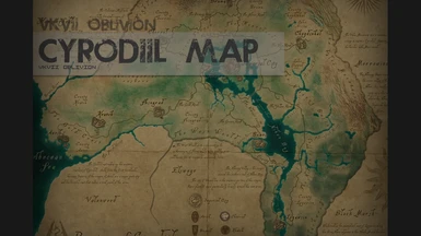 VKVII Oblivion Cyrodiil Map