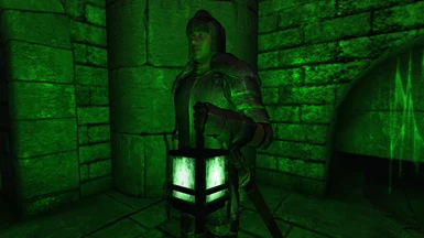 Green Paper Lantern
