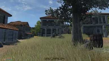 Most natural position to place the Shared Quarters which meant removing the rock-wall