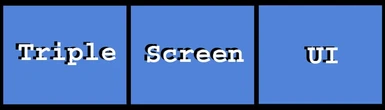 Simple UI mod for triple screens