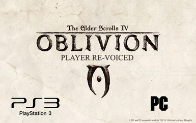 Oblivion Player Re-Voiced