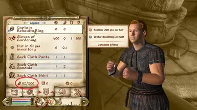 carry weight before equipping
