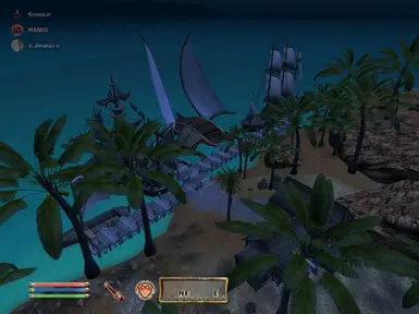 A dock has been added.