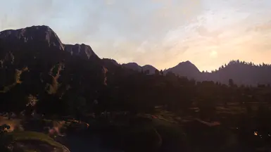 Paisagem ao amanhacer