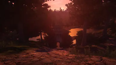 Paisagem ao entardecer