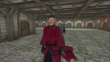 Raven Camoran, with Mankar glaring ominously in the distance...