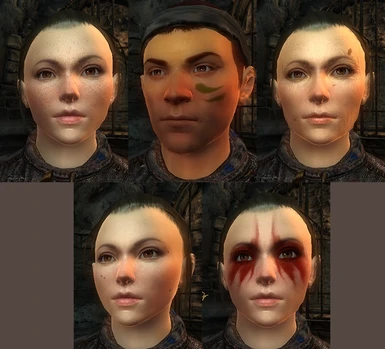 All humanoid features