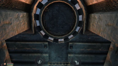 (Optional file) You can now see the sky through the gaps in the roof in Mankar Camoran's throne room.