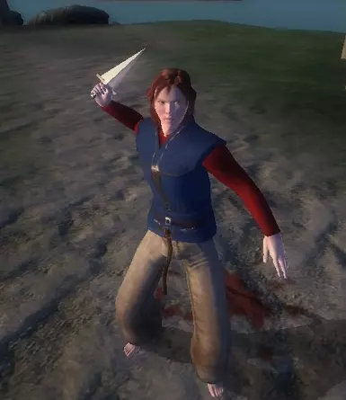 That dagger ain't for show