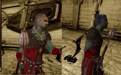 Crusader mace before and after.