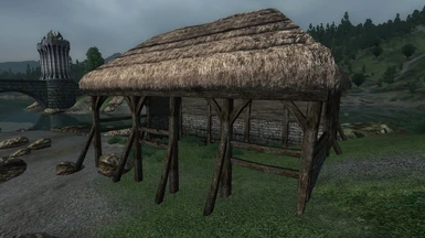Thatched Roof Stable