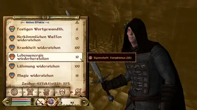 Beispiel Vampirismus Stufe 3