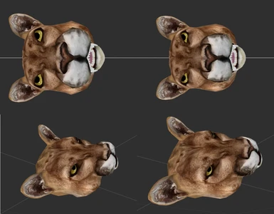 A slightly better Mountain Lion face