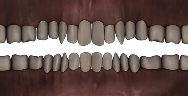 Better Teeth Texture and Mesh for OCOv2 Uses Merged Teeth