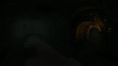 A spooky hallway in the Cheydinhal sewers.