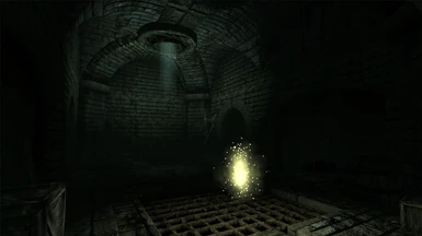 A Will-o-the-Wisp floats around the Chorrol sewers.