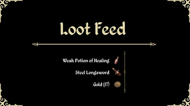 Loot Feed