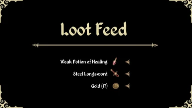 Loot Feed