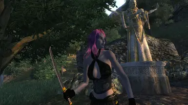 Wakizashi fit for a Dunmer nightblade