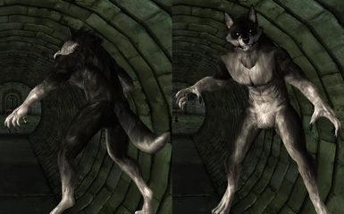 Alternative Grey Werewolf Replacer