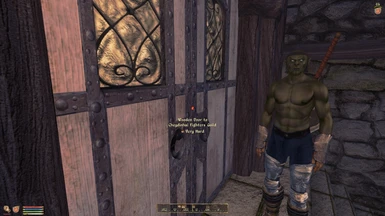 An example of the bug in-game. The NPC cannot unlock the door.