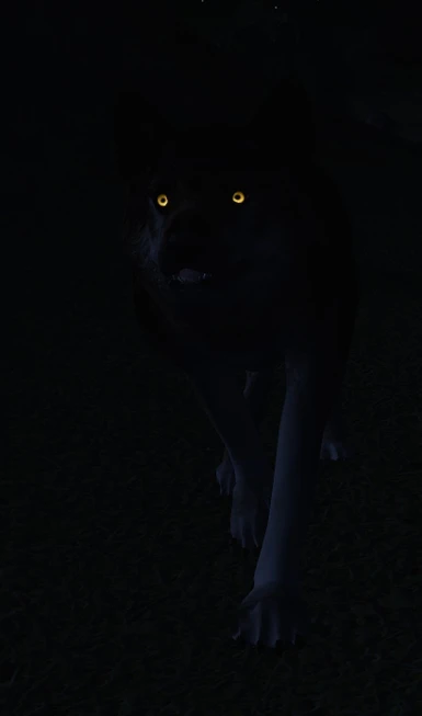Revamped Wolf Eyes Glowing