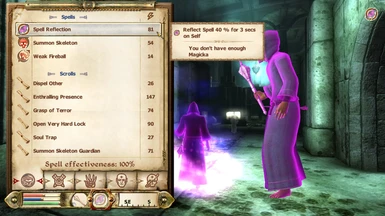 Reflect Spell and Spell Absorption spells require right timing