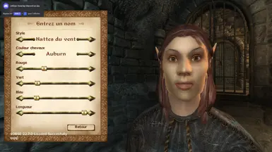 Methredel has auburn hair color