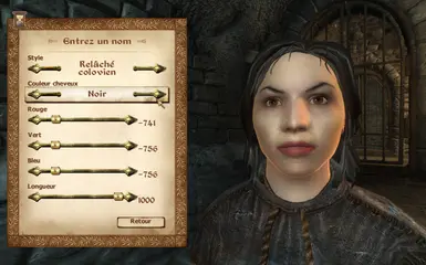 Arnora has black hair color