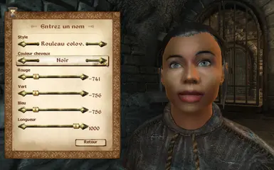 Branwen has black hair color