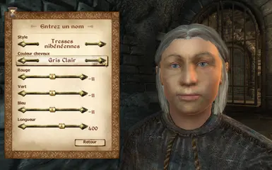 Lord Lovidicus has bright grey hair color