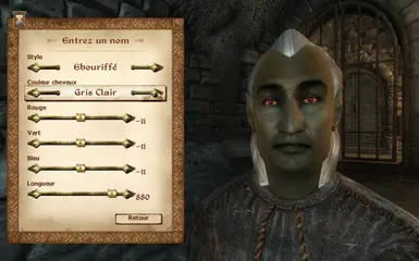 Syndellius Gatharian has bright grey hair color