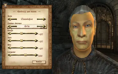 Falcar has grey hair color
