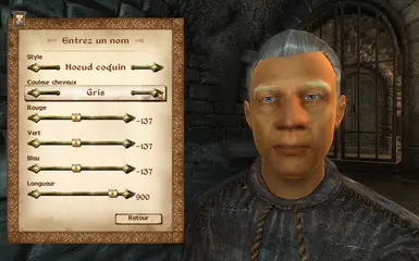 Ontus Vanin has grey hair color